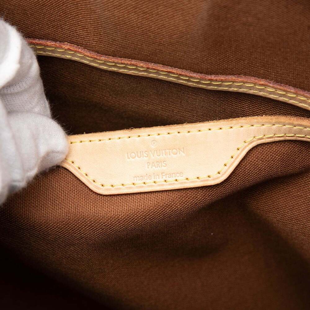 LOUIS VUITTON Authentic Brown Monogram Leather Shoulder Bag - Picture 5 of 6